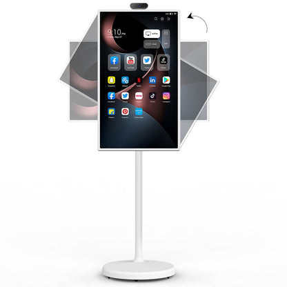 The Portable Smart TV on Wheels 27"