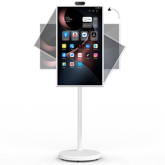 The Portable Smart TV on Wheels 21.5"